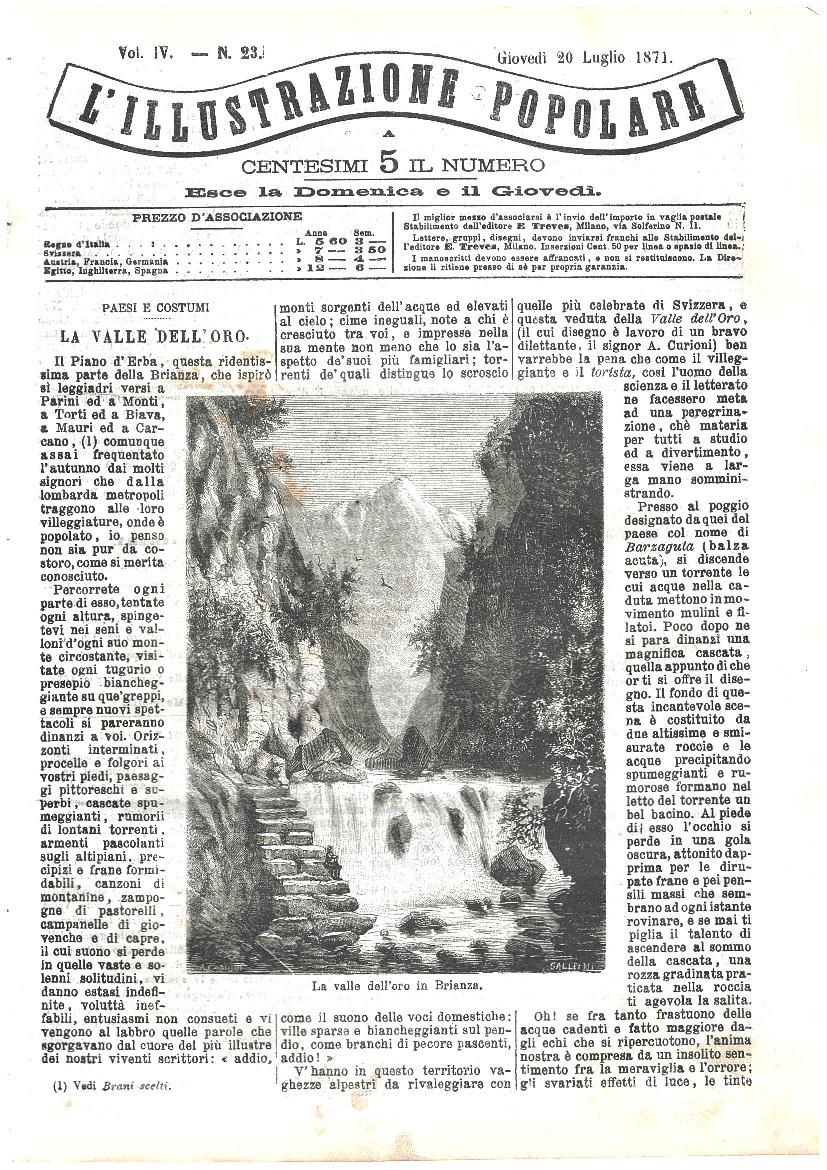 L'illustrazione popolare - 20 Luglio 1871