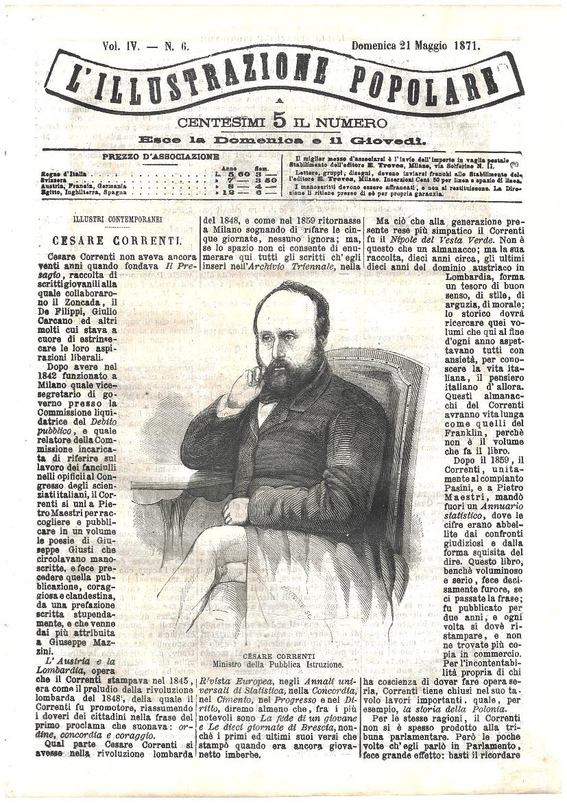 L'illustrazione popolare - 21 Maggio 1871