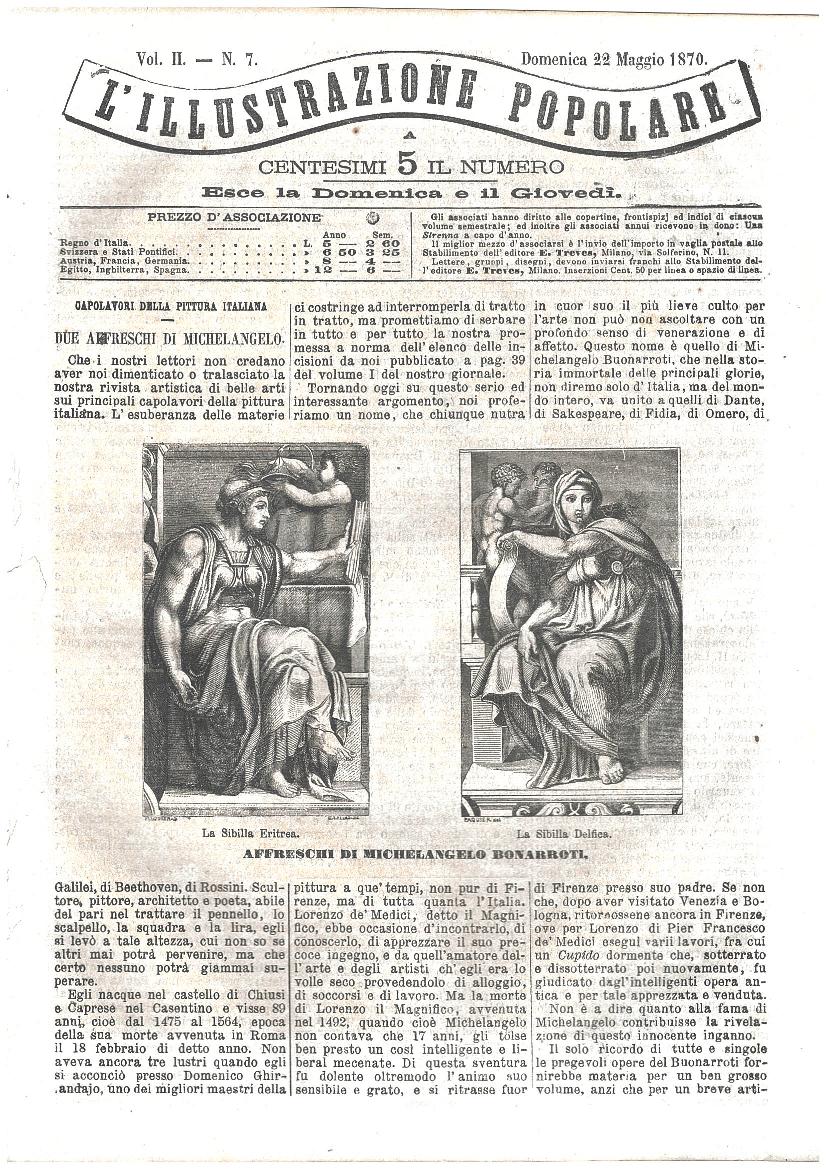L'illustrazione popolare - 22 Maggio 1870