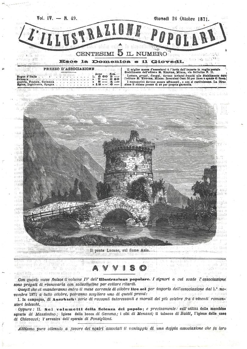 L'illustrazione popolare - 26 Ottobre 1871