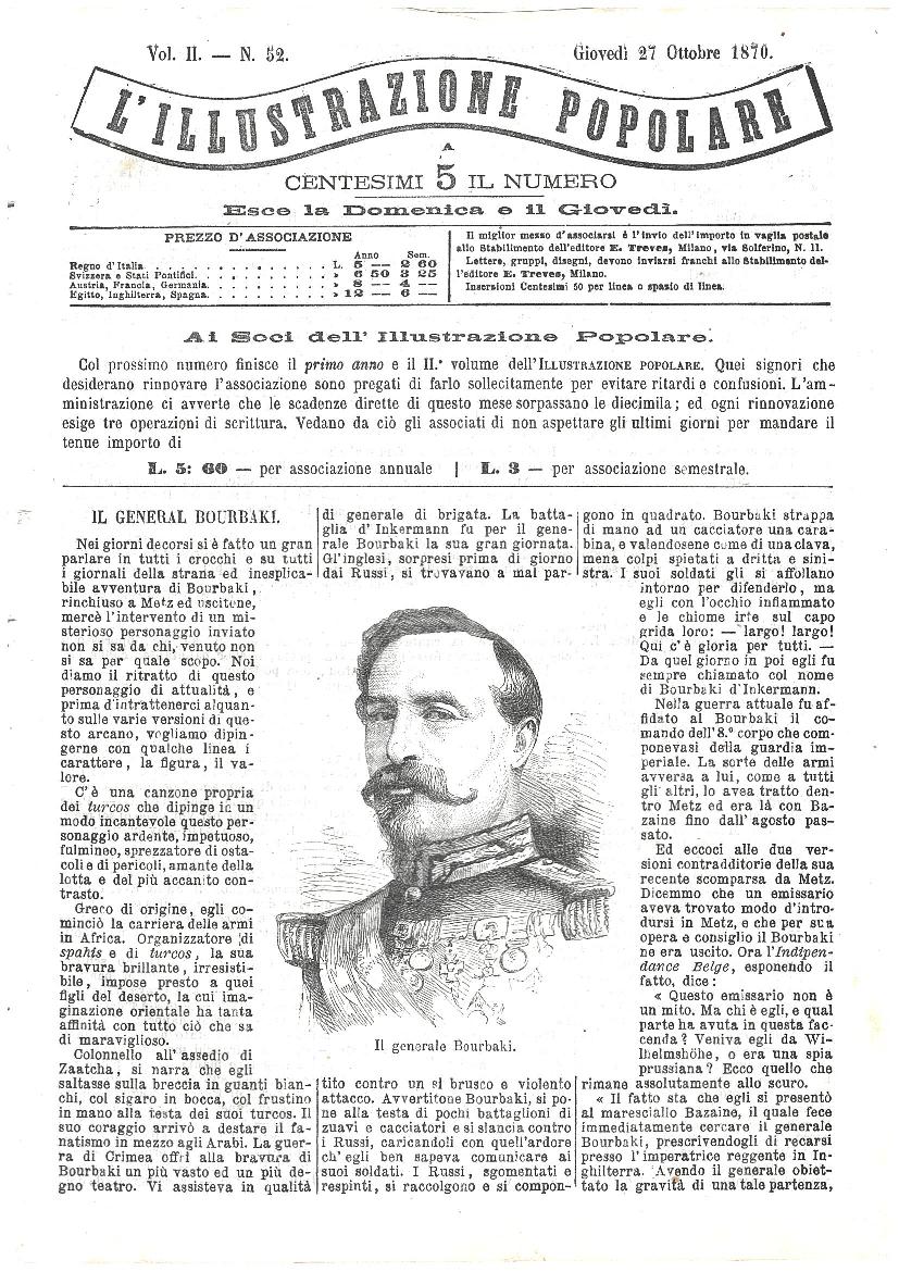 L'illustrazione popolare - 27 Ottobre 1870