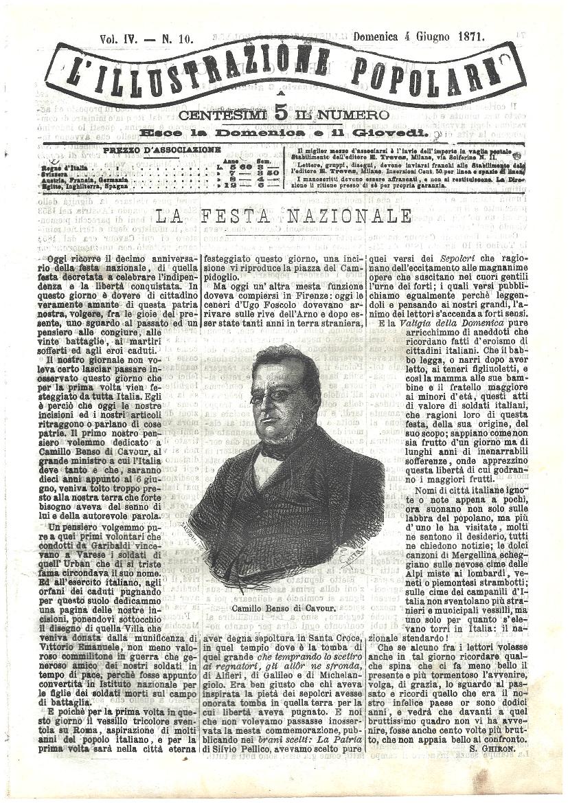 L'illustrazione popolare - 4 Giugno 1871