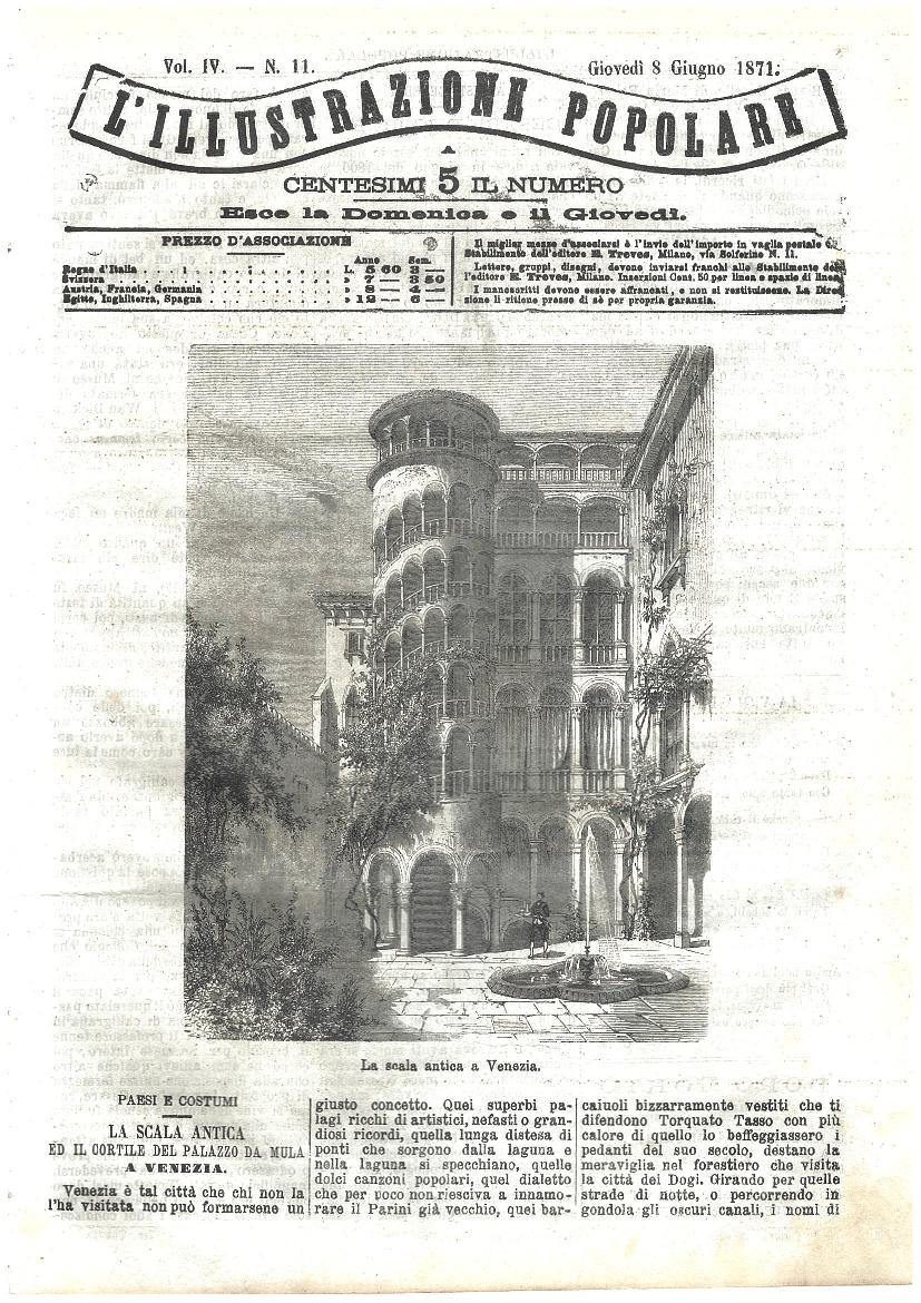 L'illustrazione popolare - 8 Giugno 1871