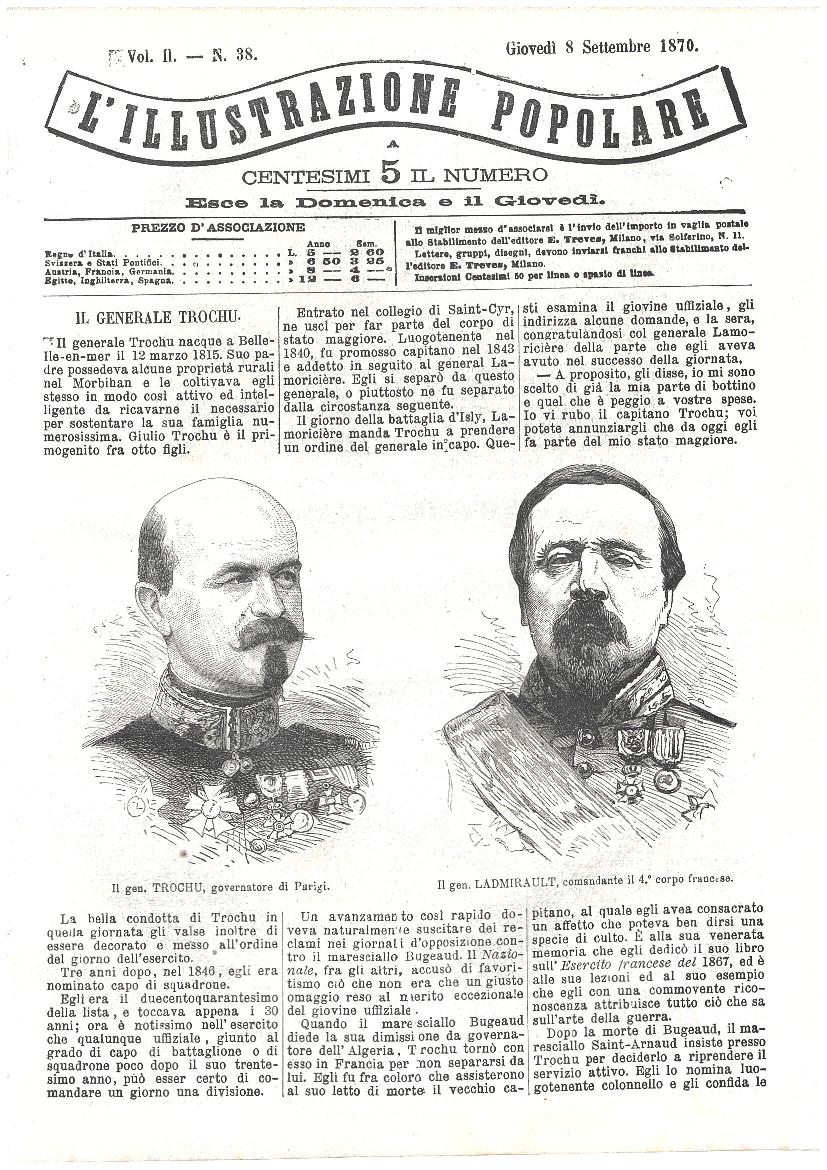 L'illustrazione popolare - 8 Settembre 1870