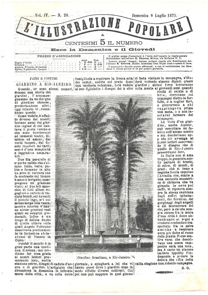 L'illustrazione popolare - 9 Luglio 1871