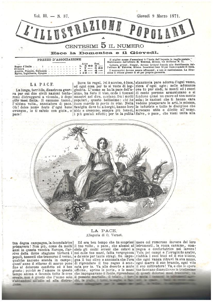 L'illustrazione popolare - 9 Marzo 1871