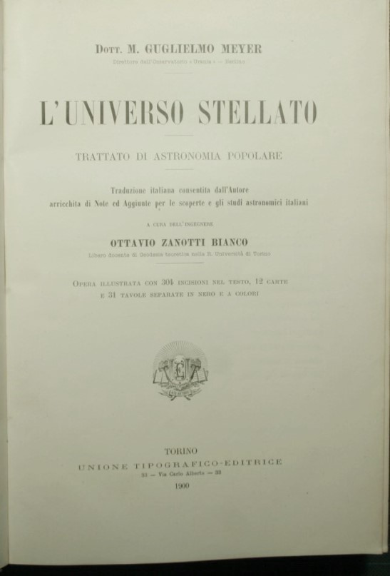 L'universo stellato - Trattato di astronomia popolare