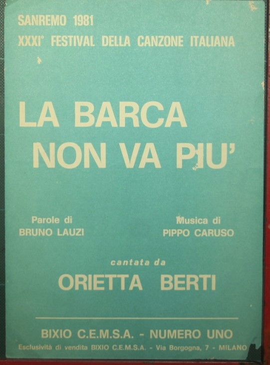 La barca non va più