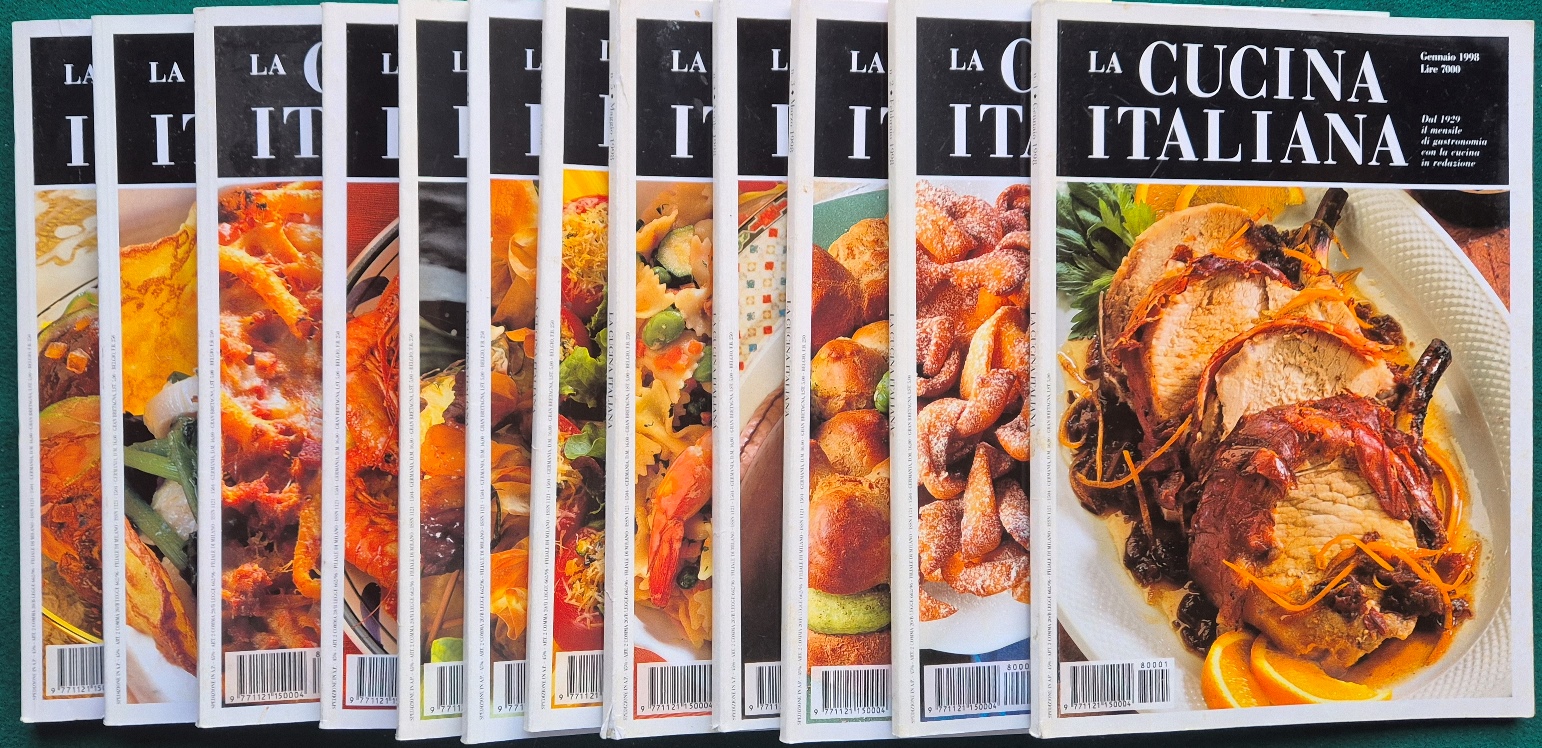 La Cucina Italiana - annata completa 1998 + Speciale natale