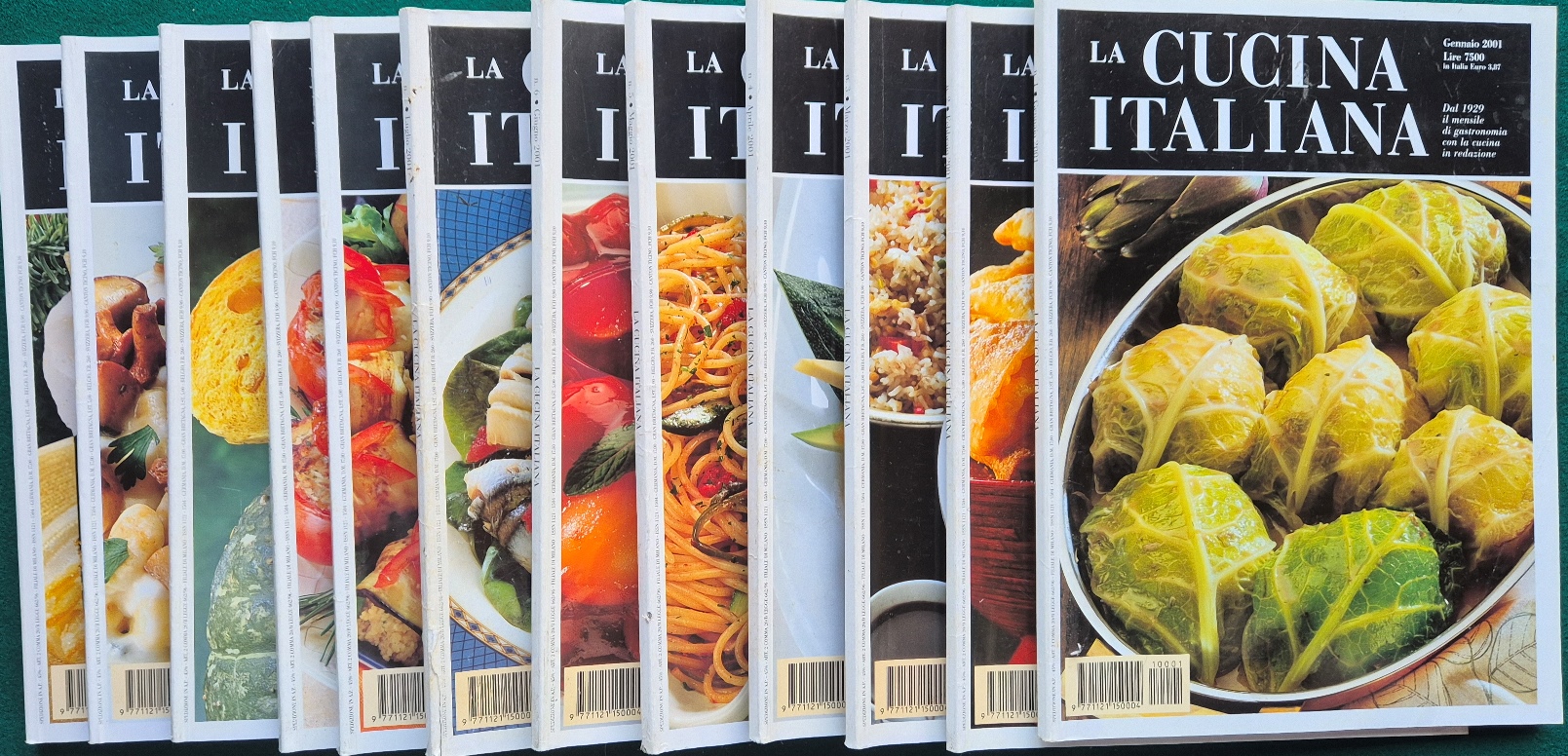 La Cucina Italiana - annata completa 2001 + Speciale natale