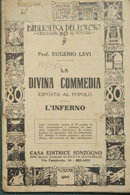 La Divina Commedia esposta al popolo. L'inferno