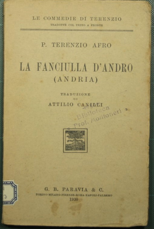 La fanciulla d'Andro (Andria)