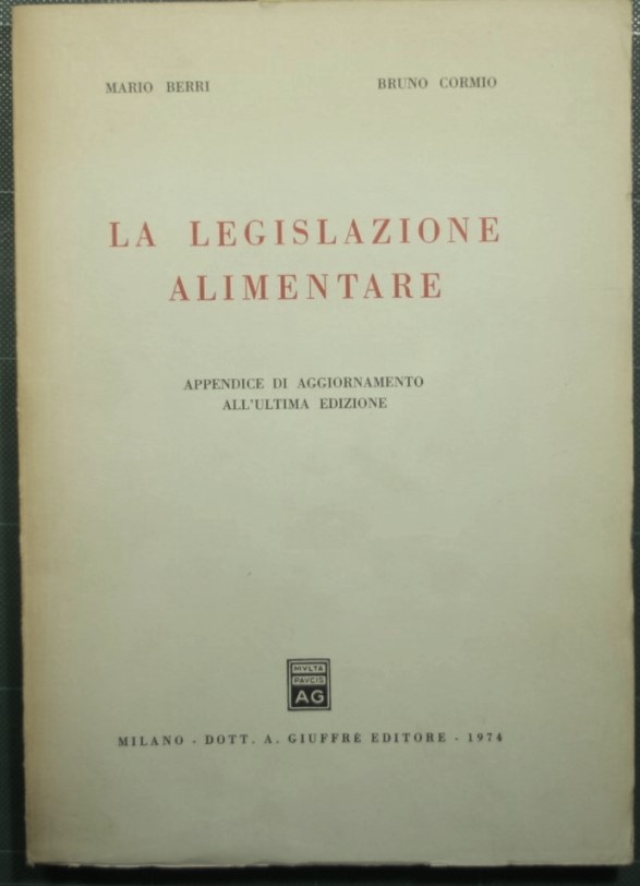 La legislazione alimentare