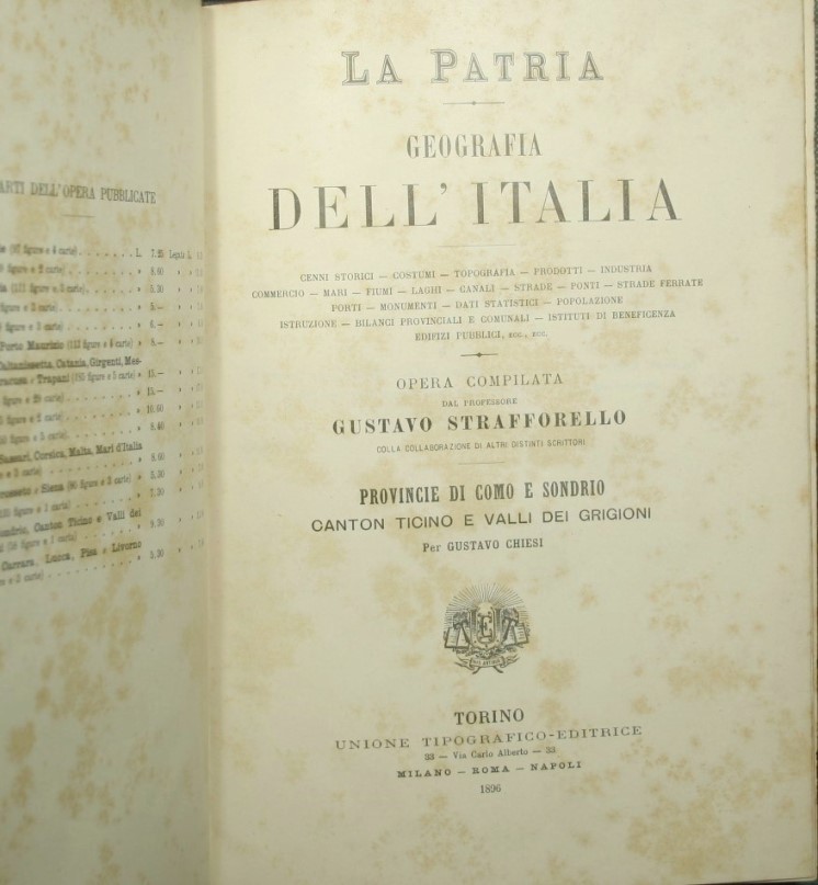 La patria - Geografia dell'Italia - Provincie di Como e …
