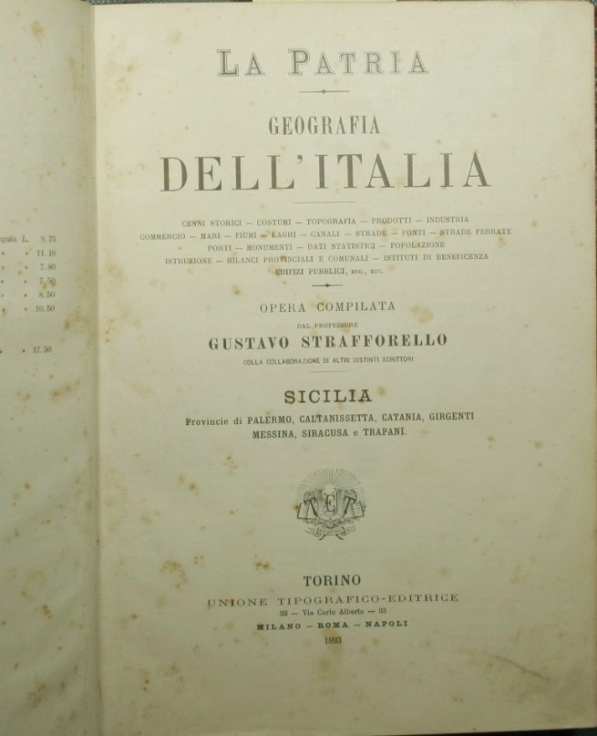 La patria - Geografia dell'Italia - Sicilia - Provincie di …