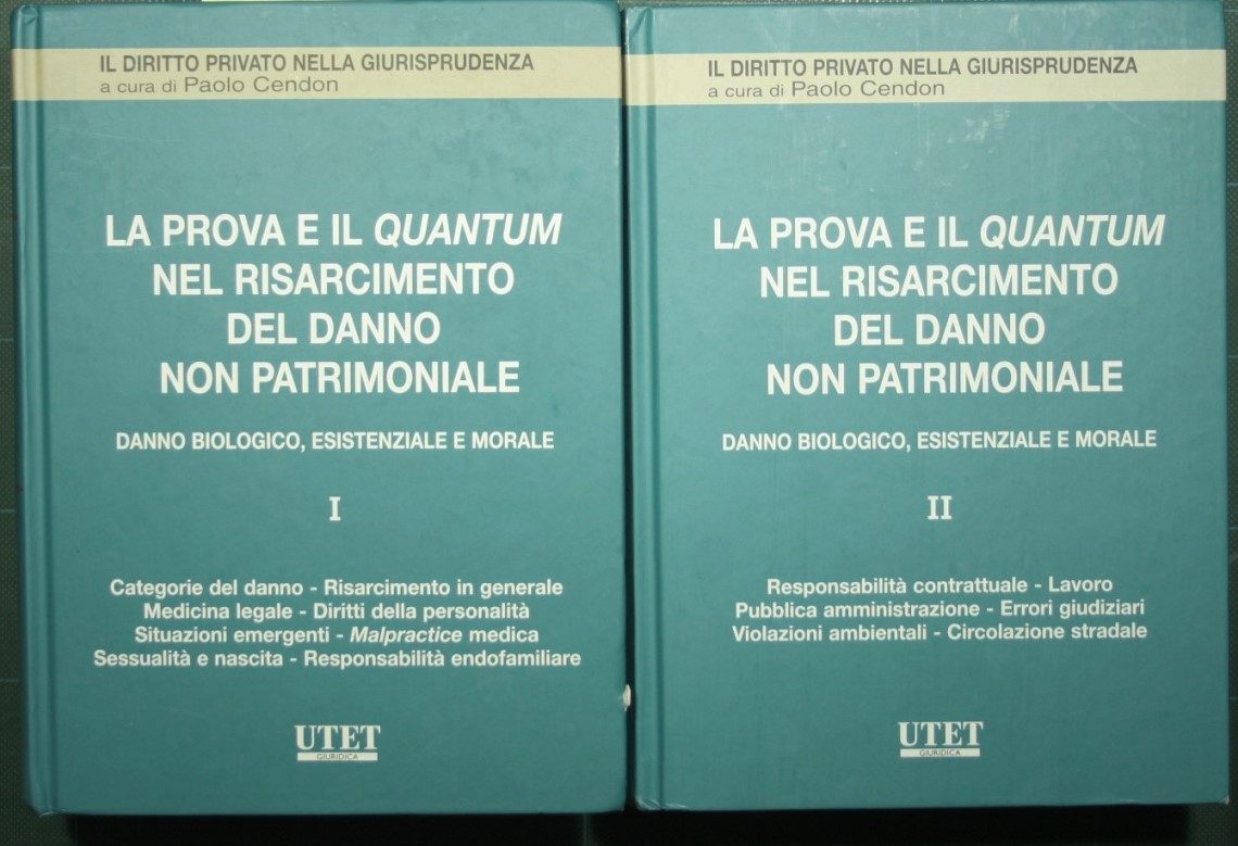 La prova e il quantum nel risarcimento del danno non …