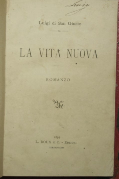 La vita nuova