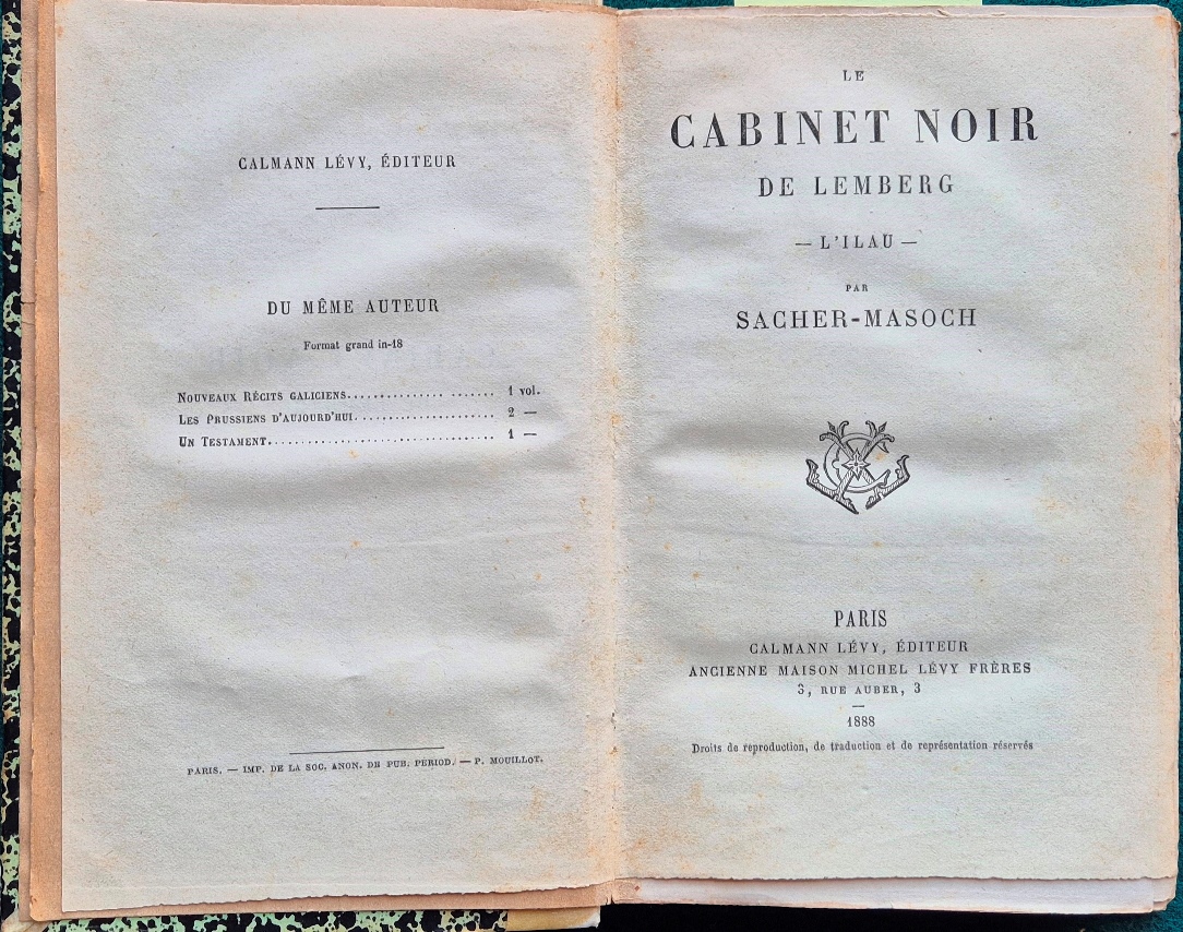Le cabinet noir de Lemberg - L'Ilau