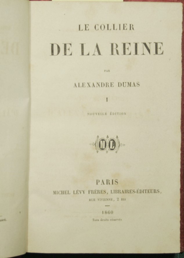 Le collier de la Reine