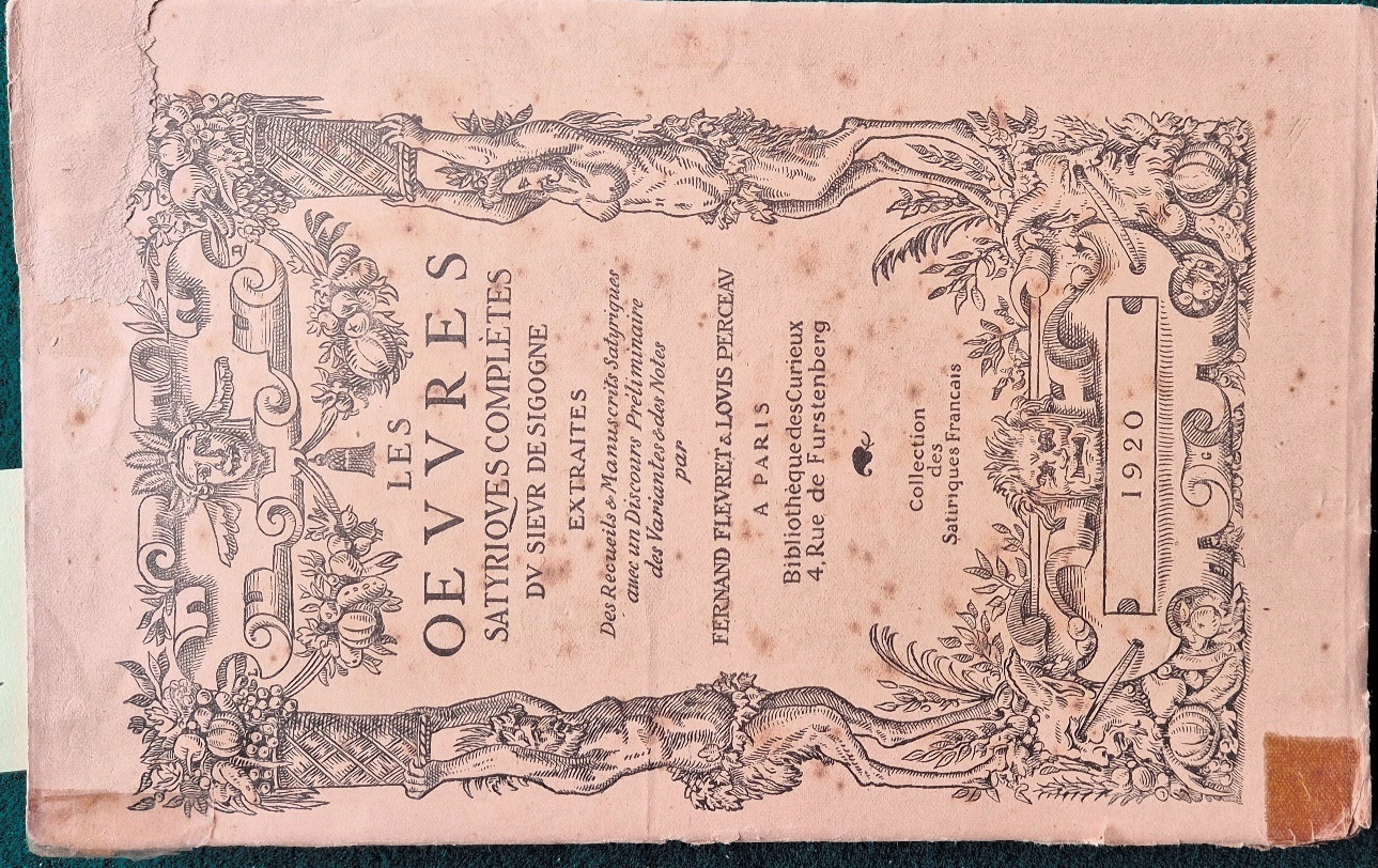 Les oeuvres satyriques