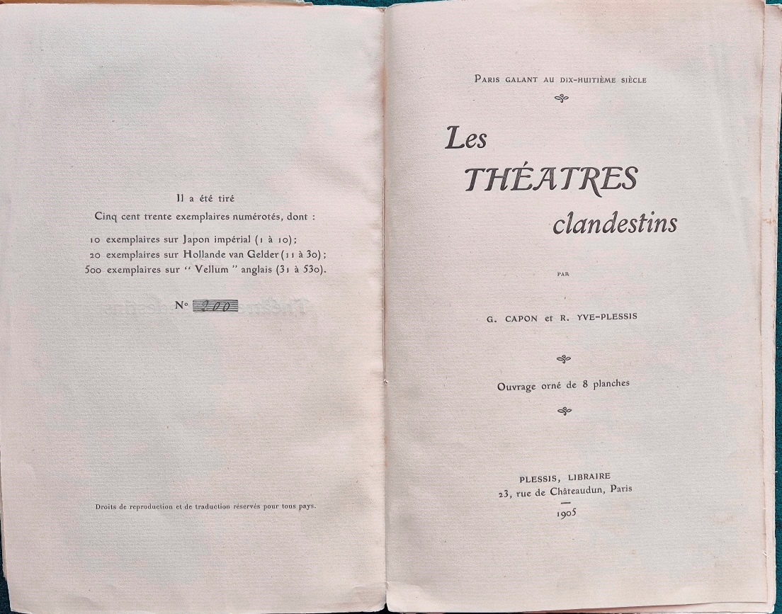 Les theatres clandestins