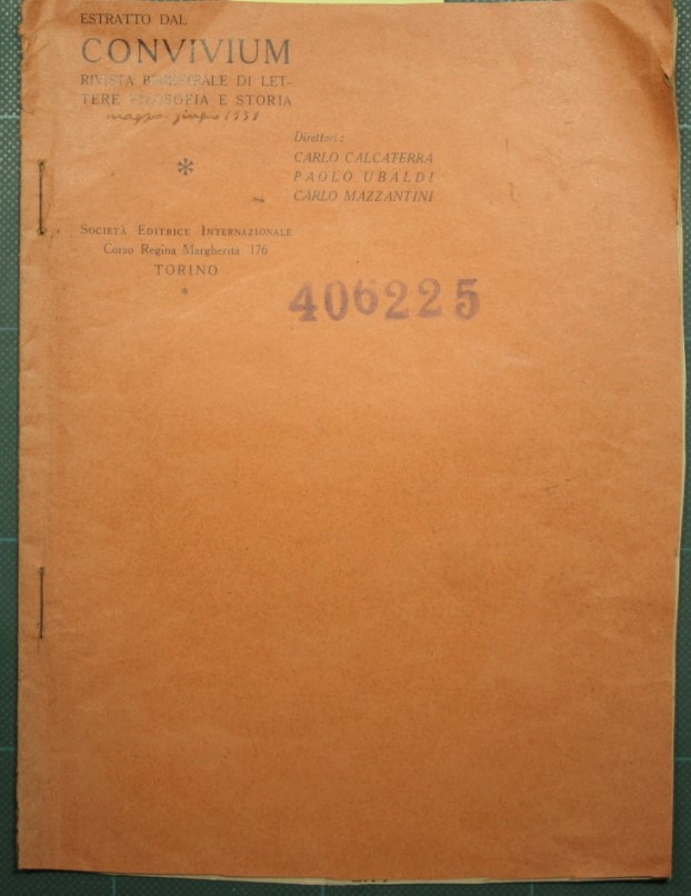 Note e discussioni - L'estetica del Flora