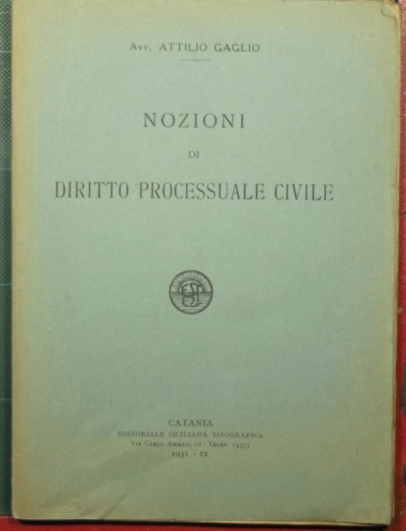 Nozioni di diritto processuale civile