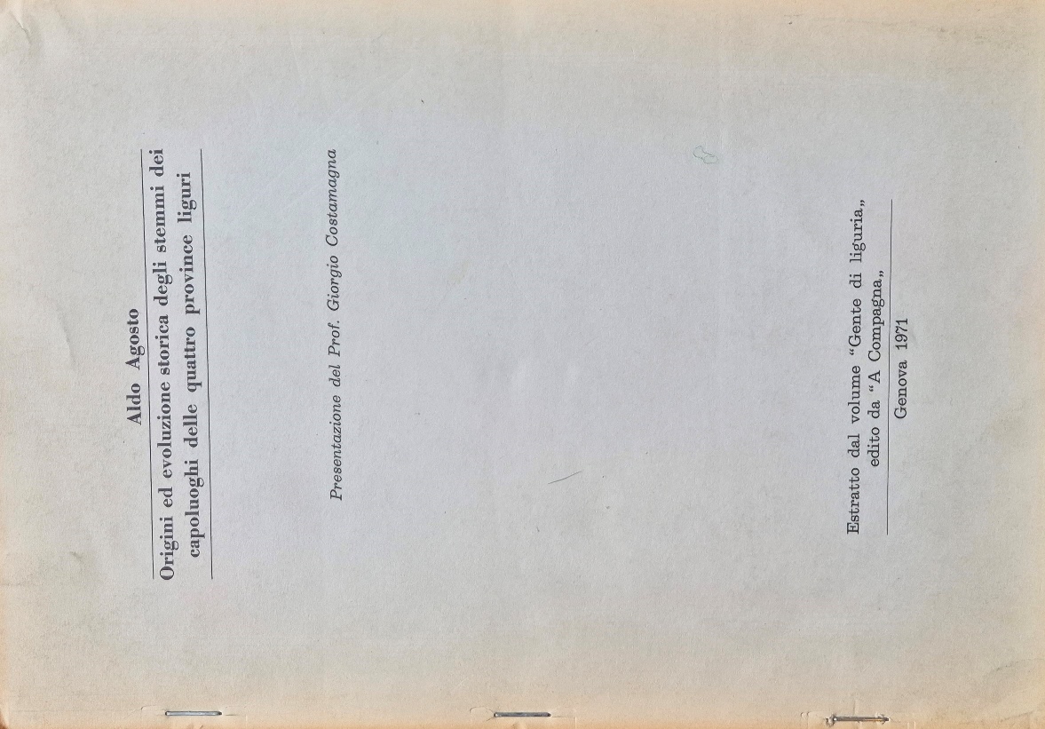 Origini ed evoluzione storica degli stemmi dei capoluoghi delle quattro …