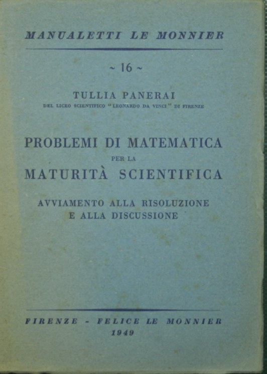 Problemi di matematica per la maturità scientifica