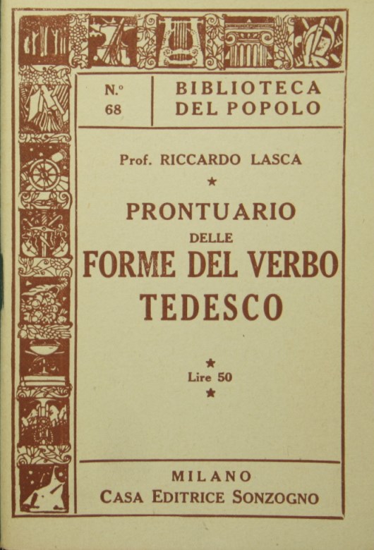 Prontuario delle forme del verbo tedesco