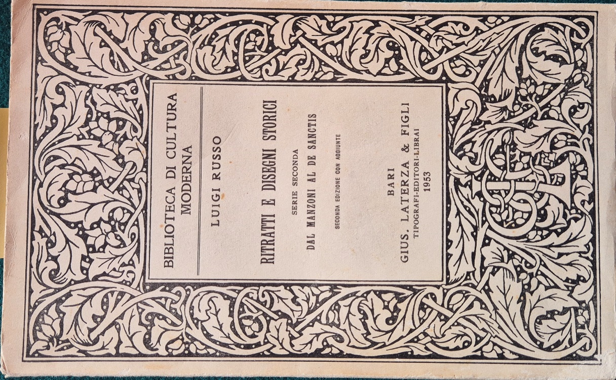 Ritratti e disegni storici - Serie seconda: Dal Manzoni al …