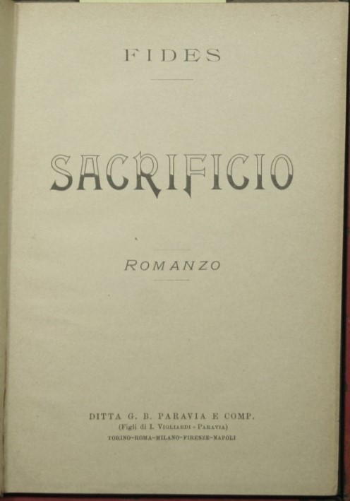 Sacrificio