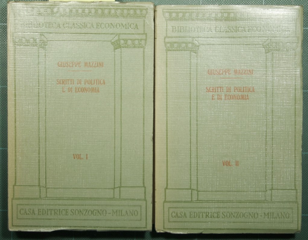 Scritti di Giuseppe Mazzini - Politica ed economia