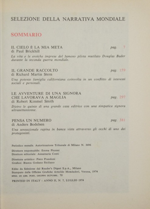 Selezione della narrativa mondiale