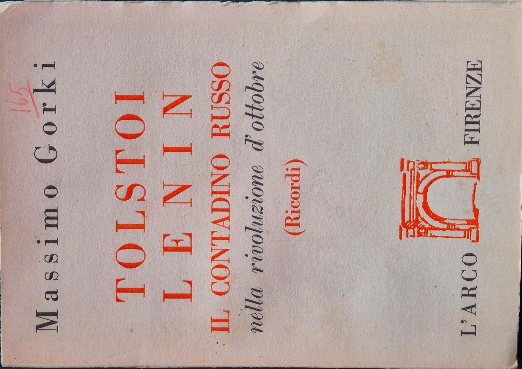 Tolstoi Lenin - Il contadino russo nella rivoluzione d'ottobre