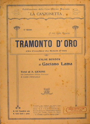Tramonto D'oro ( Au Coucher du soleil d'or )