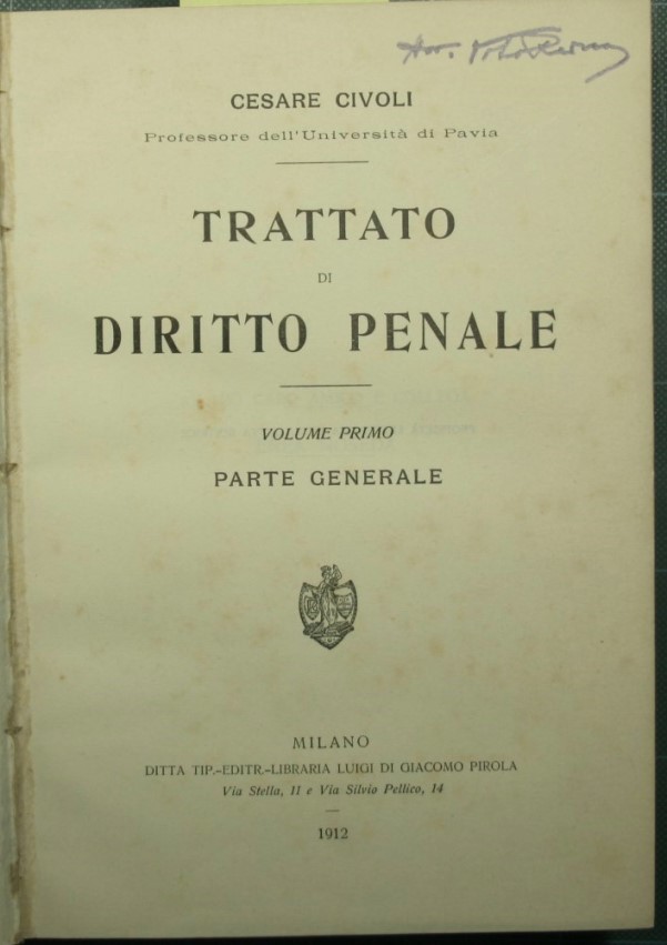 Trattato di diritto penale