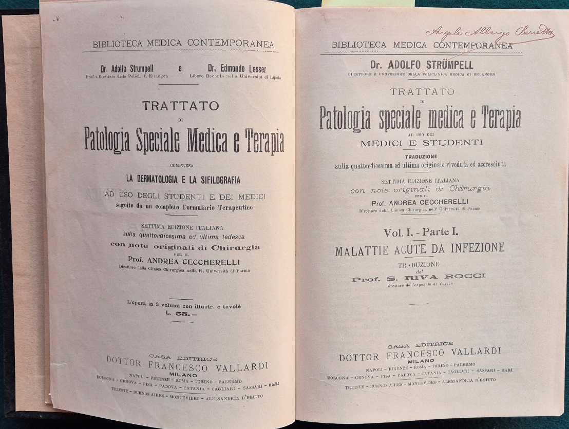 Trattato di Patologia Speciale Medica e Terapia