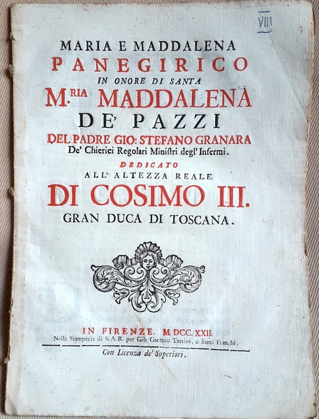 Maria e Maddalena Panegirico in onore di Santa Maria Maddalena …