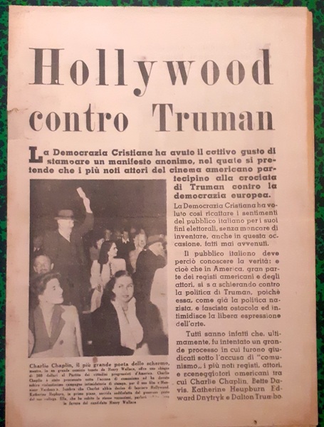 Hollywood contro Truman