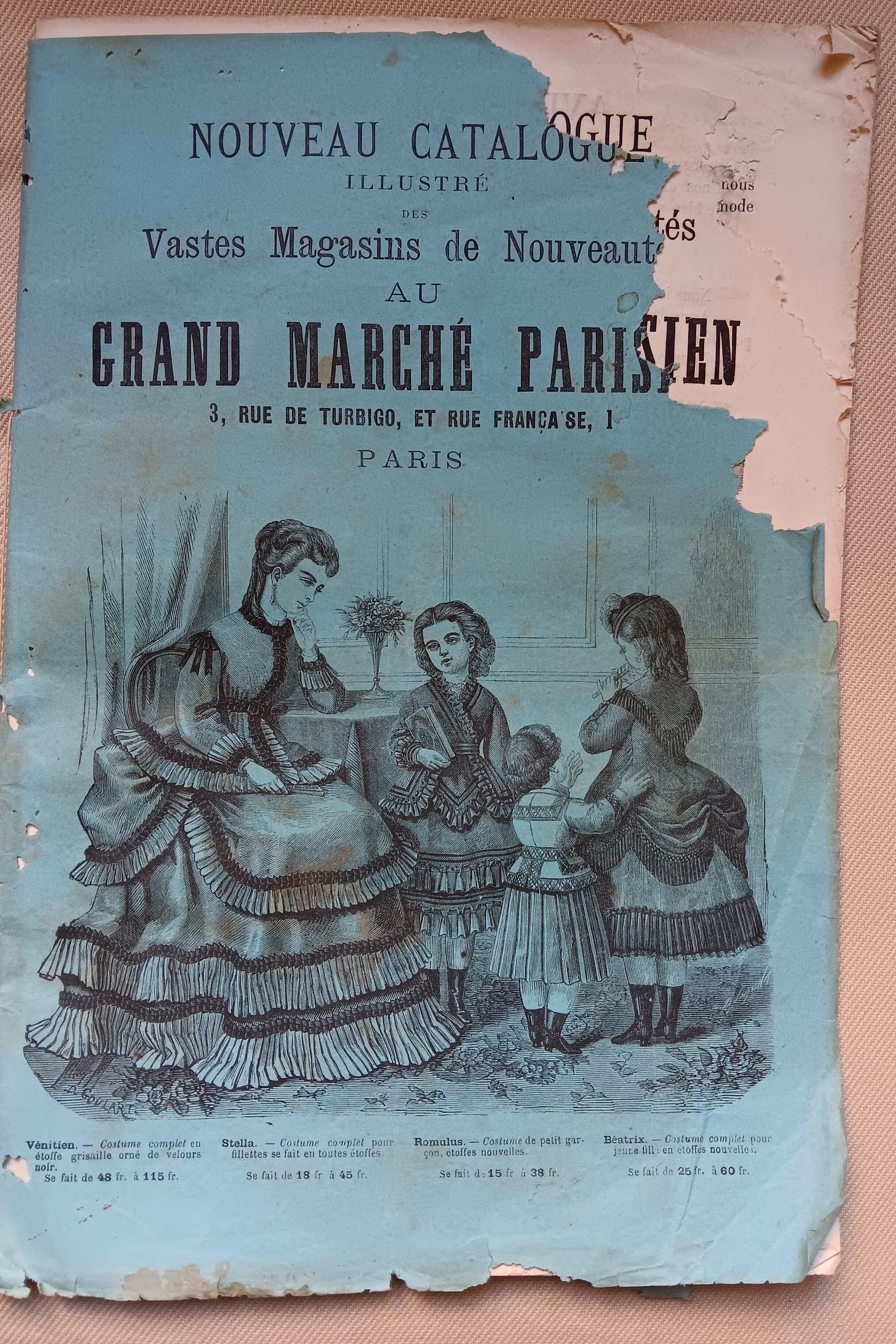 Nouveau Catalogue Illustré des Vastes Magasins de Nouveautés au Grand …