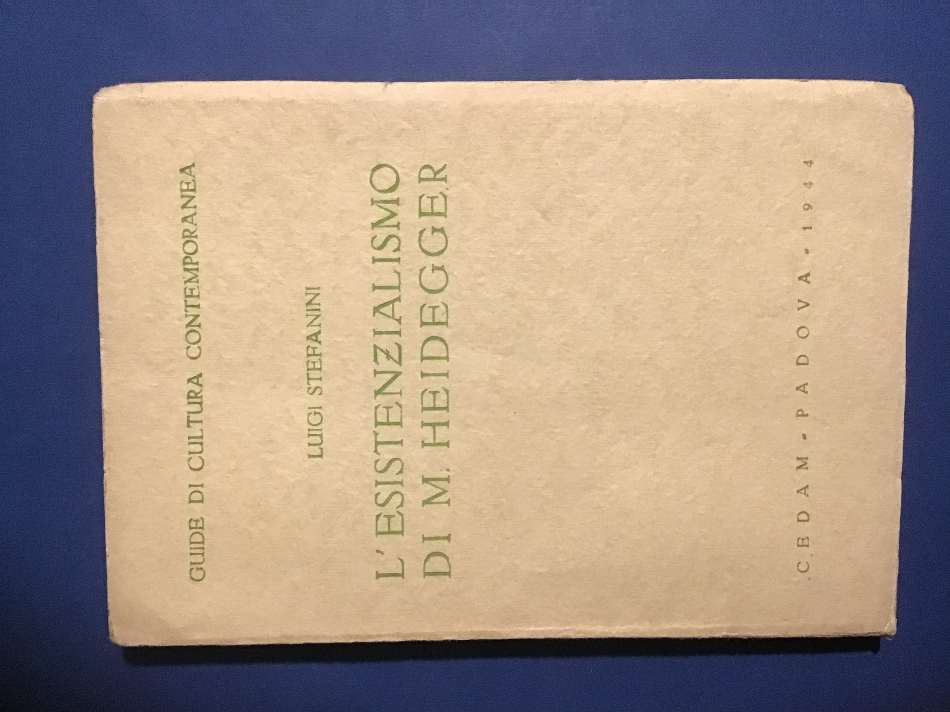 L'ESISTENZIALISMO DI M. HEIDEGGER