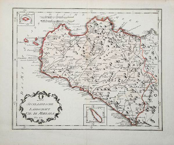 Die Sicilianische Landschaft Val di Mazzara