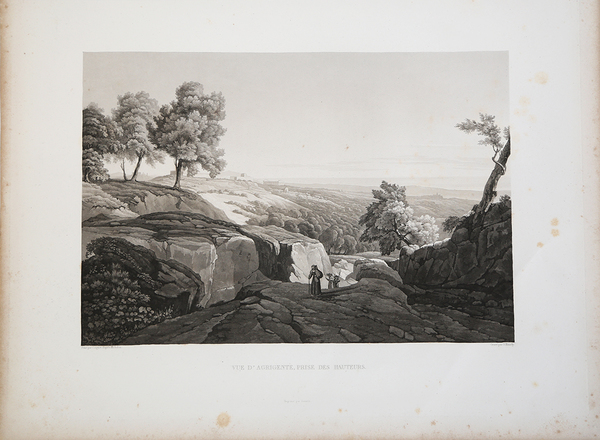 Vue d’Agrigente prise des hauteurs