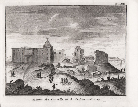 Ruine del Castello di S. Andrea in Scozia