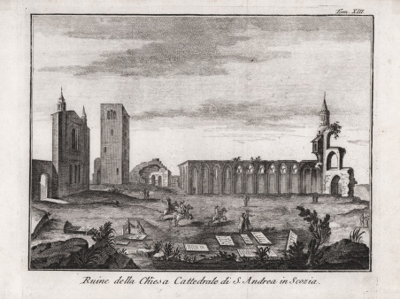 Ruine della Chiesa Cattedrale di S. Andrea in Scozia