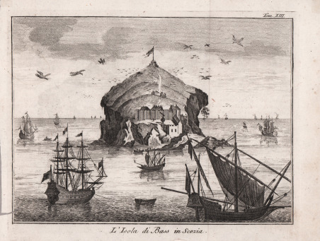 L'Isola di Bass in Scozia