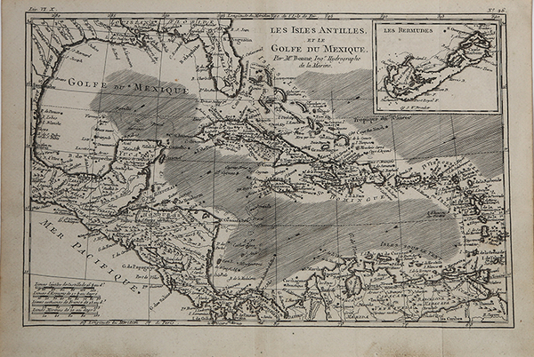 Les Isles antilles, et le Golfe du Mexique