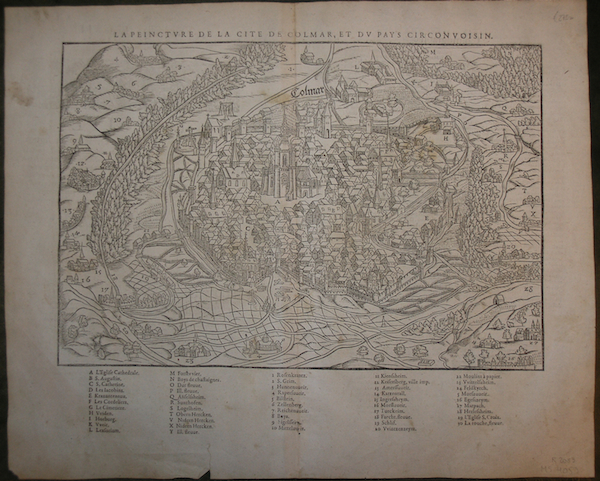 La peincture de la Cite de Colmar et du pays …