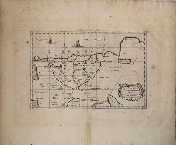Appendix Tab.III Africae, Aegyptum Inferiorem Exhibens